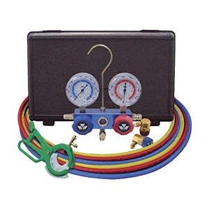 Manómetro y mangueras con adaptadores para servicio R12 y R134 MSC-98660 MASTERCOOL
